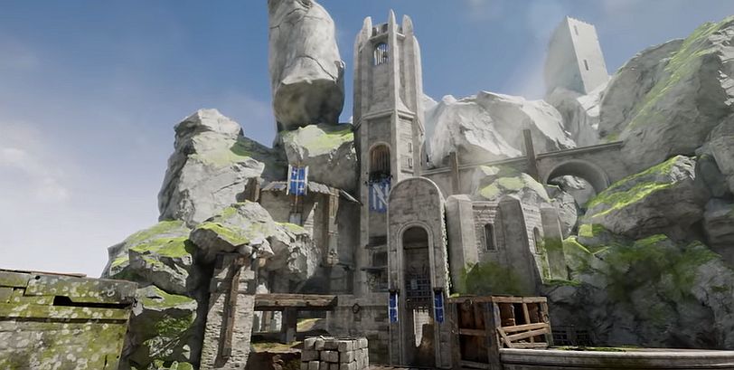 Image for Unreal Tournament dev video gives you a look at Capture the Flag level Titan Pass