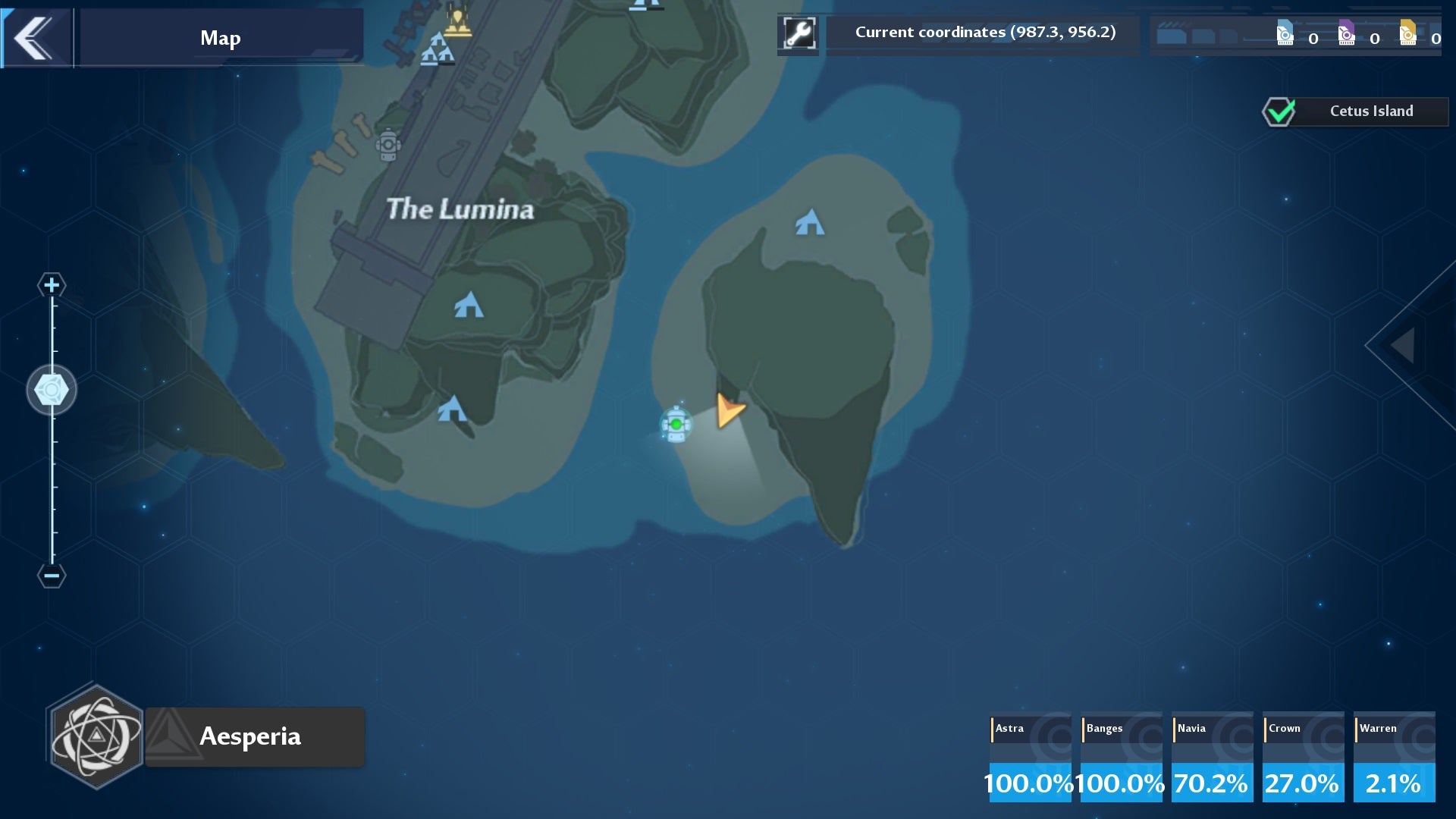 Tower of Fantasy Constellations  all smart telescope locations - 83