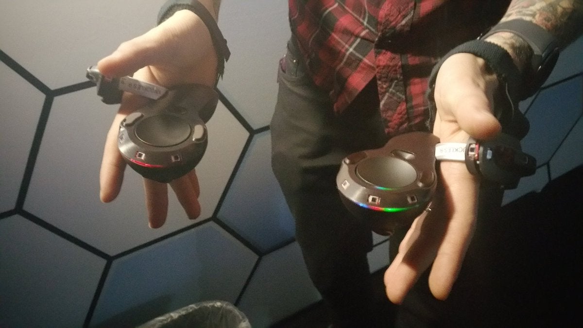 Image for The new Vive prototype controllers may be the best input device we've seen for VR yet