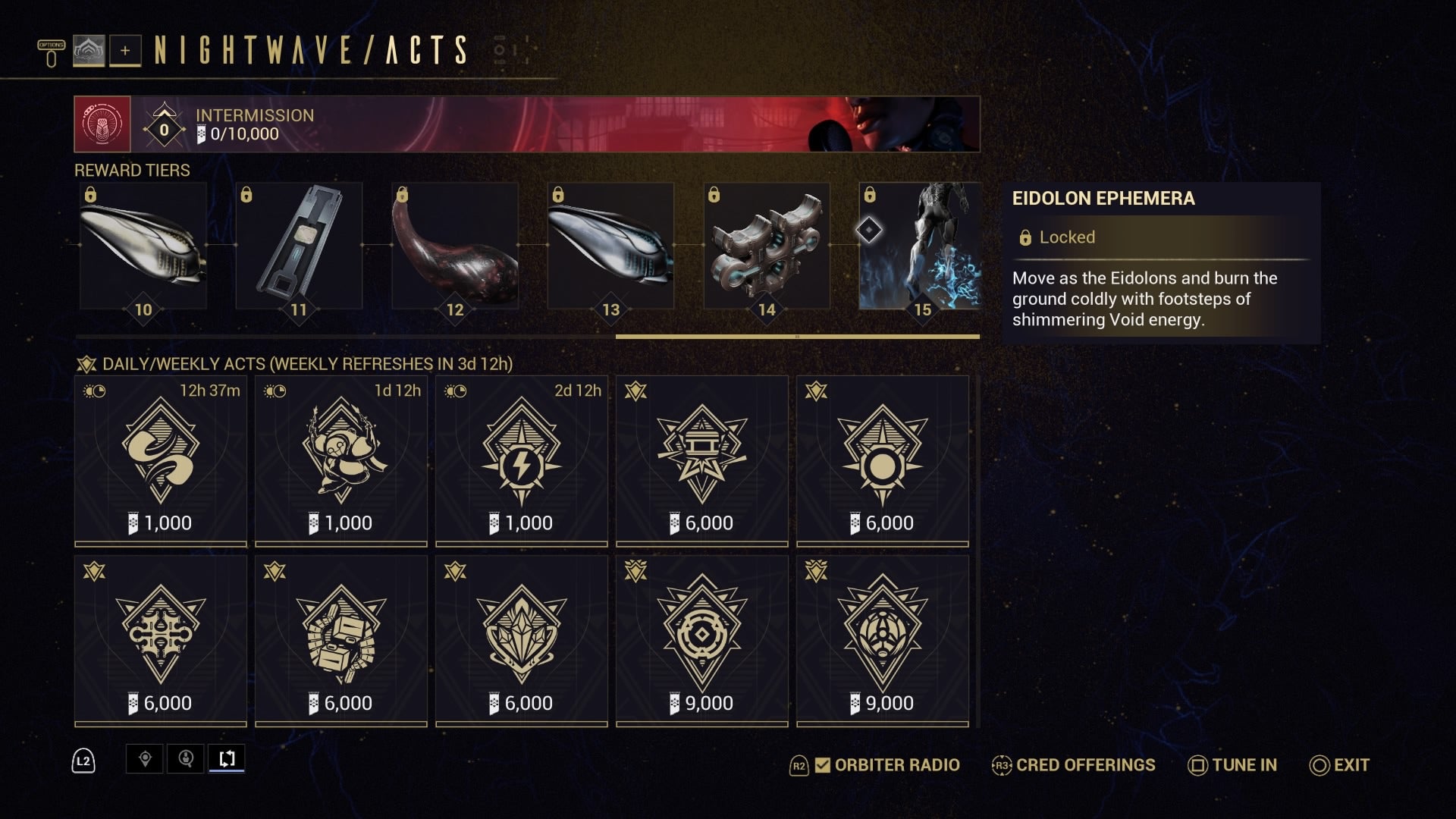 Image for Warframe Nightwave: Intermission gives Tenno another chance at missed Series 1 rewards