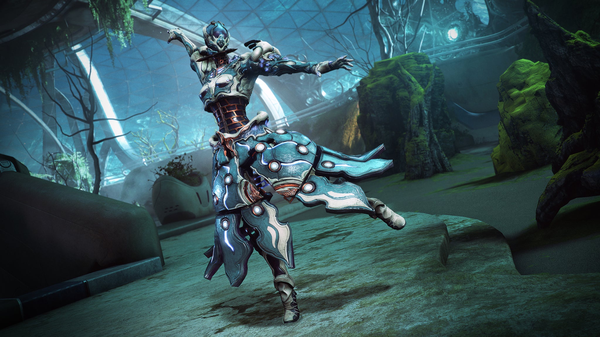 The new Warframe, Gyre, who uses electricity and smooth movements to take out enemies