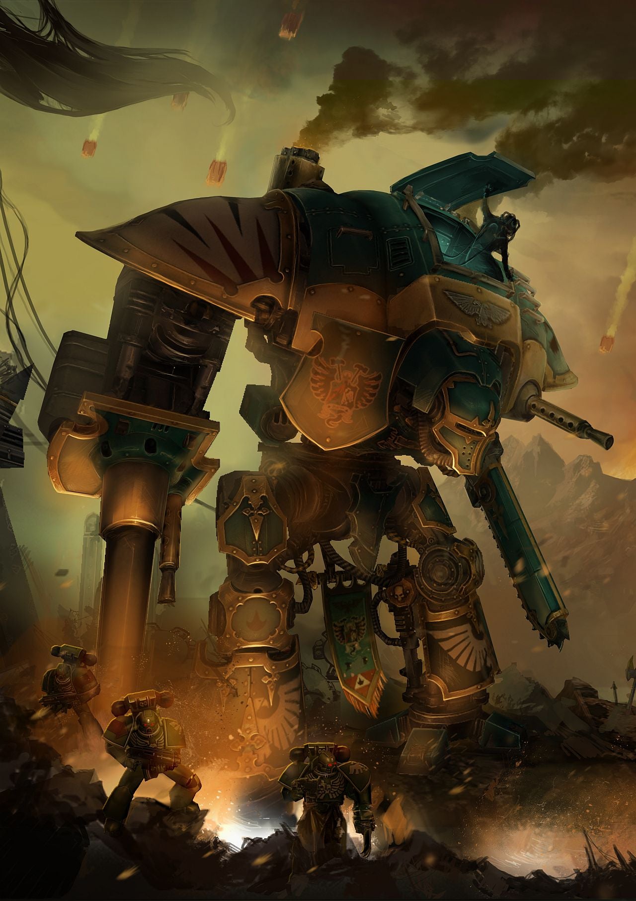 Tap To Shoot Warhammer 40 000 Freeblade Lets You Play As An Imperial Knight Vg247