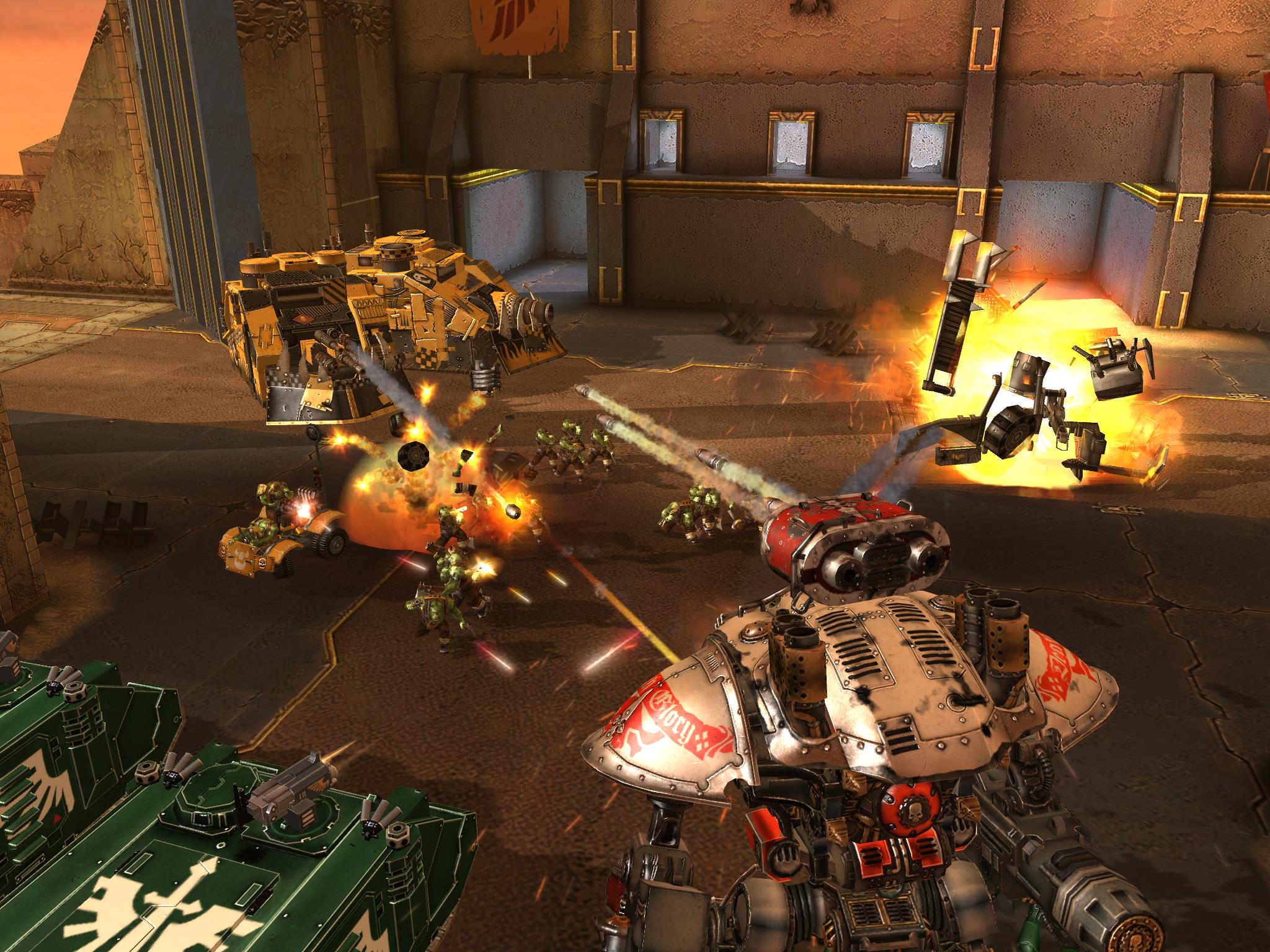Tap To Shoot Warhammer 40 000 Freeblade Lets You Play As An Imperial Knight Vg247