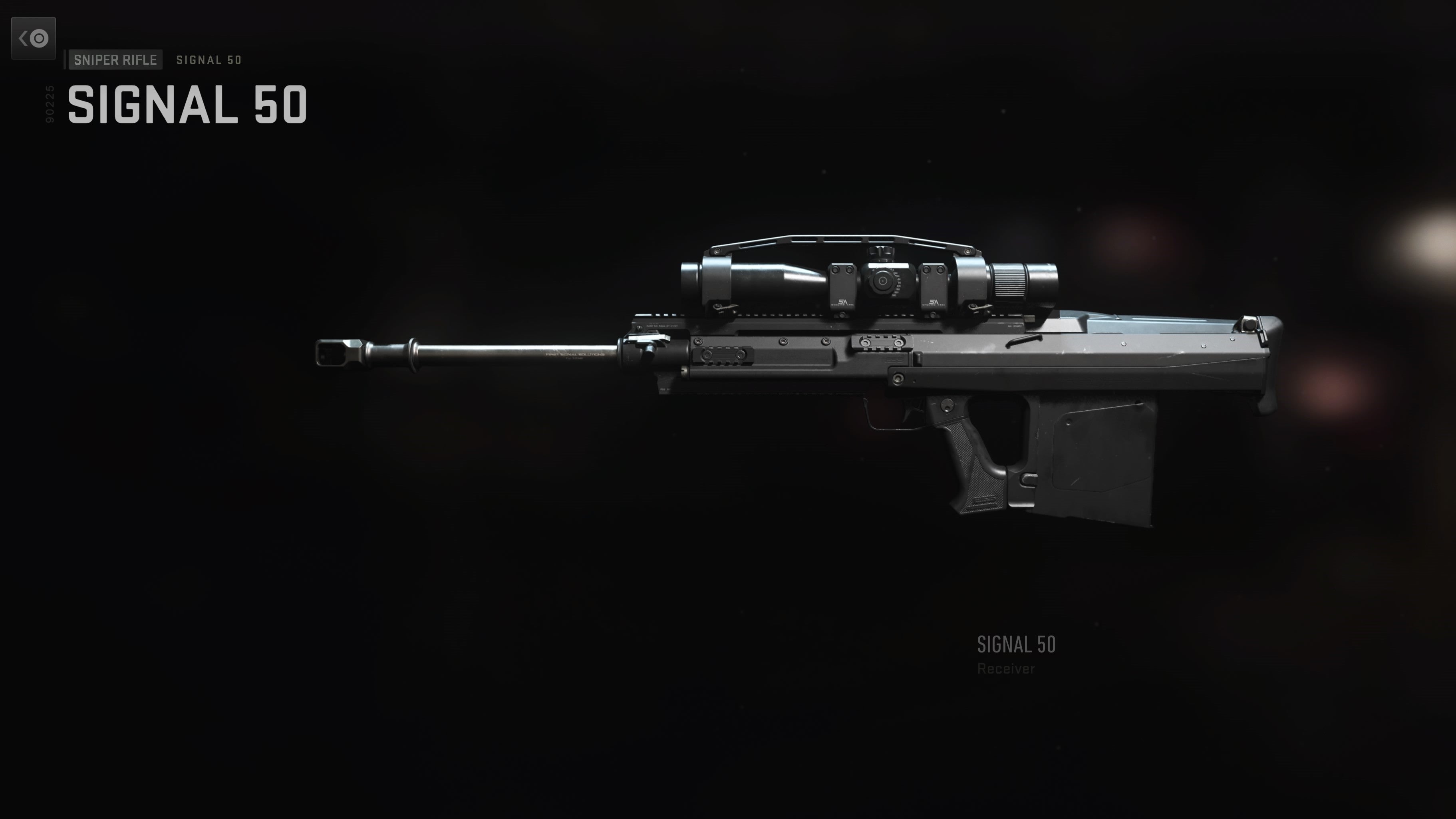Signal 50 sniper rifle in Warzone 2