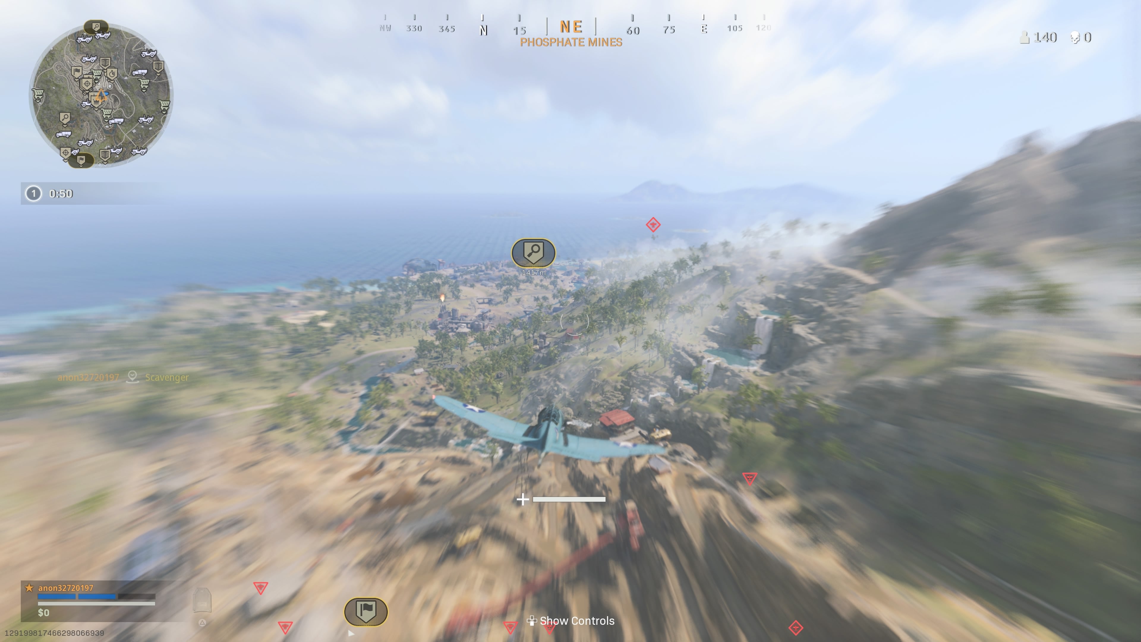 How to fly the fighter plane like a pro in Warzone Pacific - 6