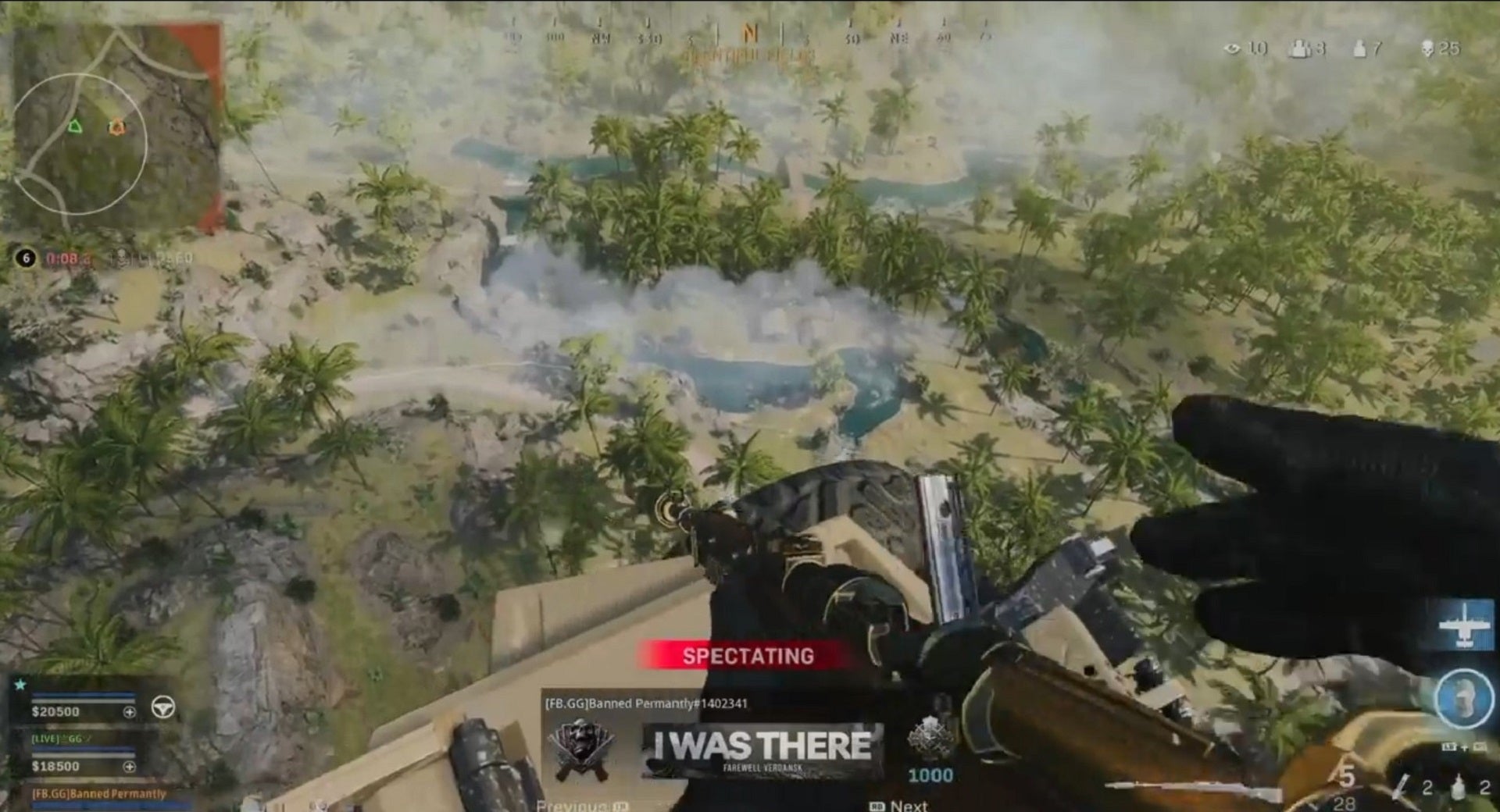 Image for Warzone cheaters have started zooming around in flying cars