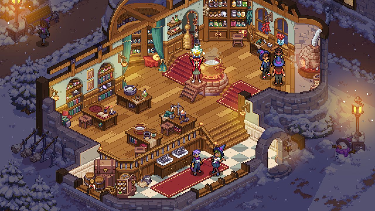 Witchbrook re revealed by Chucklefish with new isometric pixel art style - 10