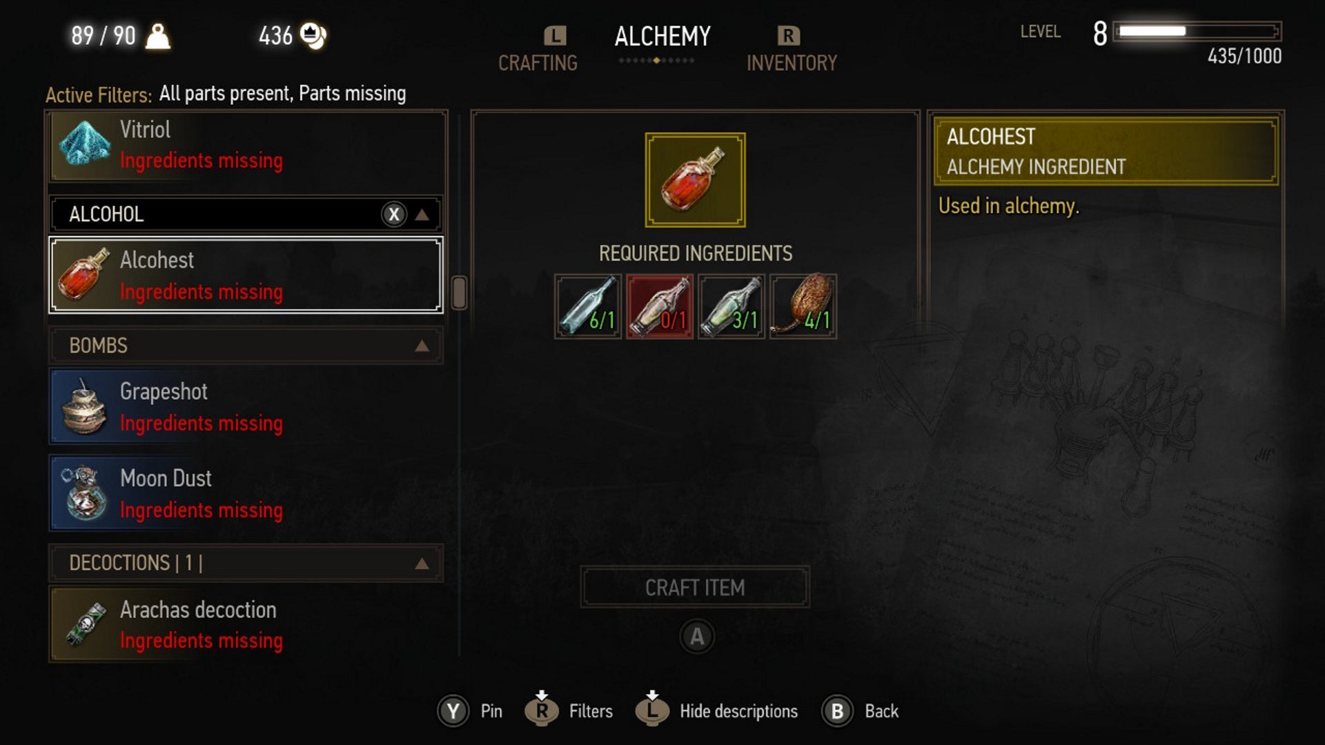 The Witcher 3 alchemy guide  Best potions and decoctions for the early game - 43