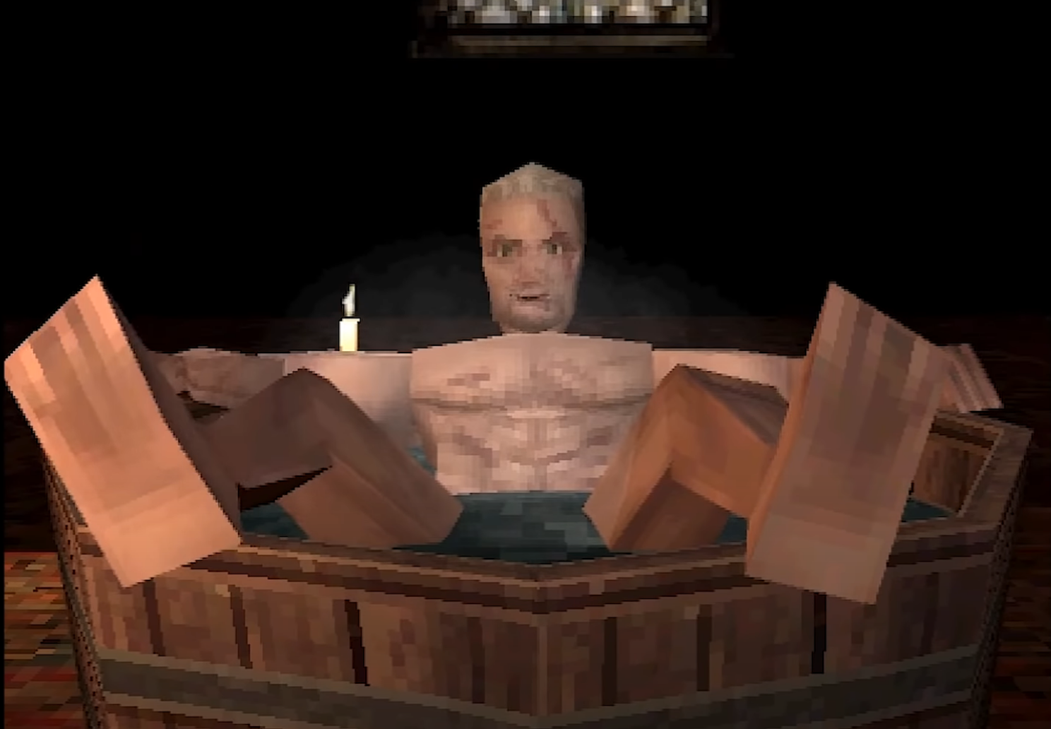 Image for Check out this PS1 demake of The Witcher 3