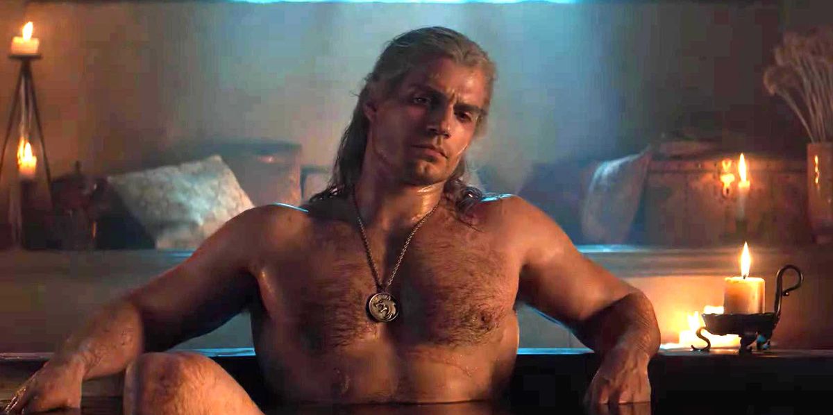 Image for “The bath was the wrong shape” - Henry Cavill wanted to recreate Geralt’s iconic Witcher 3 bathtub scene