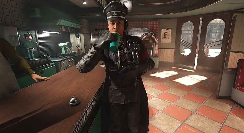 Image for In Wolfenstein 2: The New Colossus one Nazi prefers strawberry milkshakes over other flavors