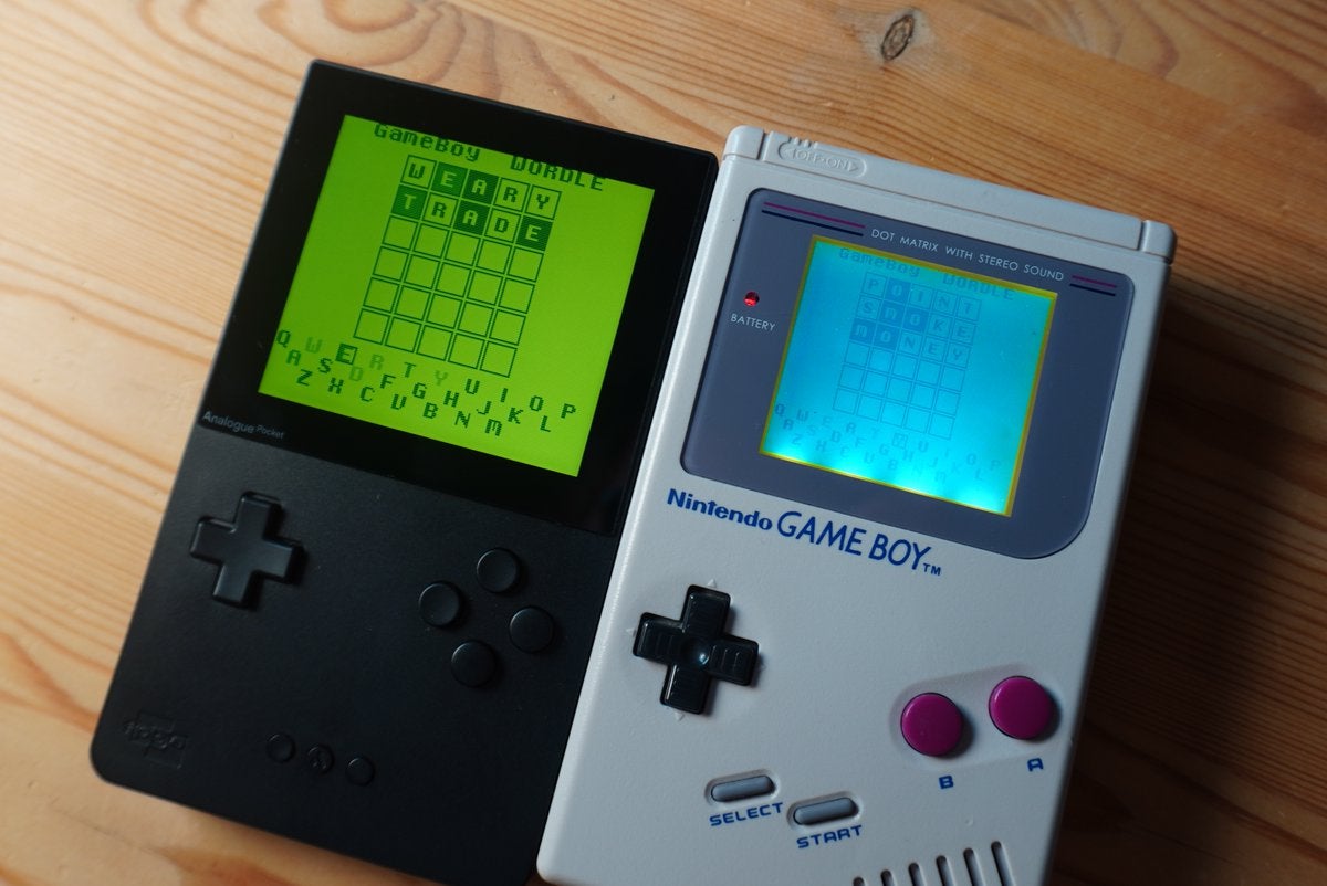 Image for If you still have a Game Boy system lying around you can play Wordle on it