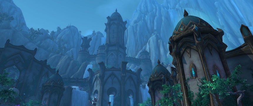 Image for World of Warcraft spotlight provides an overview of Legion's ancient elven metropolis, Suramar City
