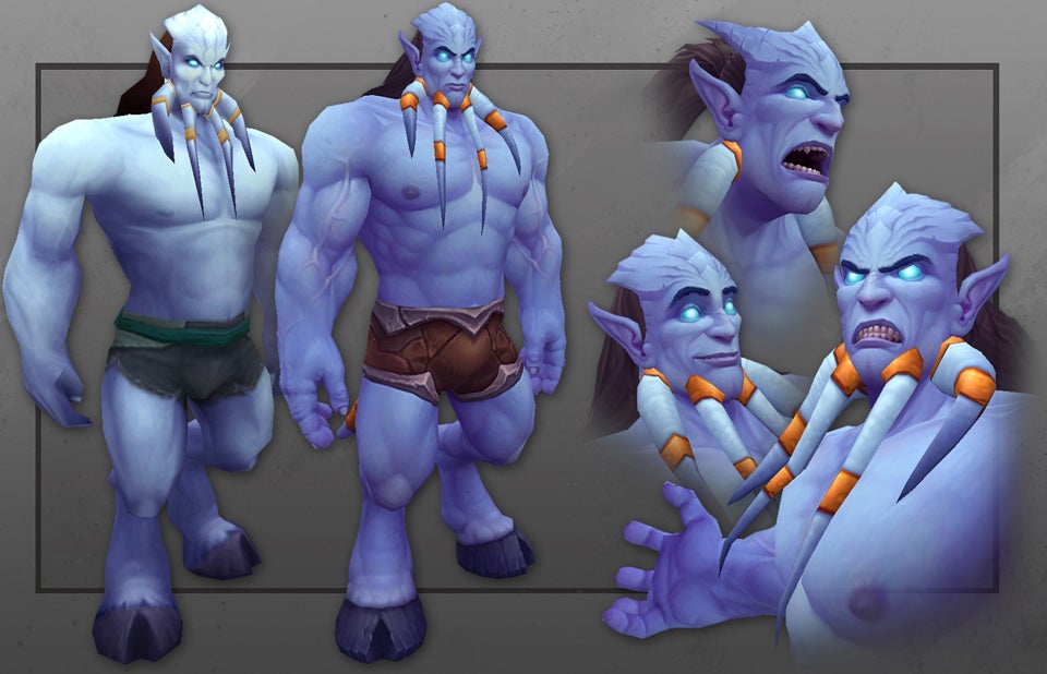 Image for Male Draenei's Warlords of Draenor overhaul is not exactly an Extreme Makeover