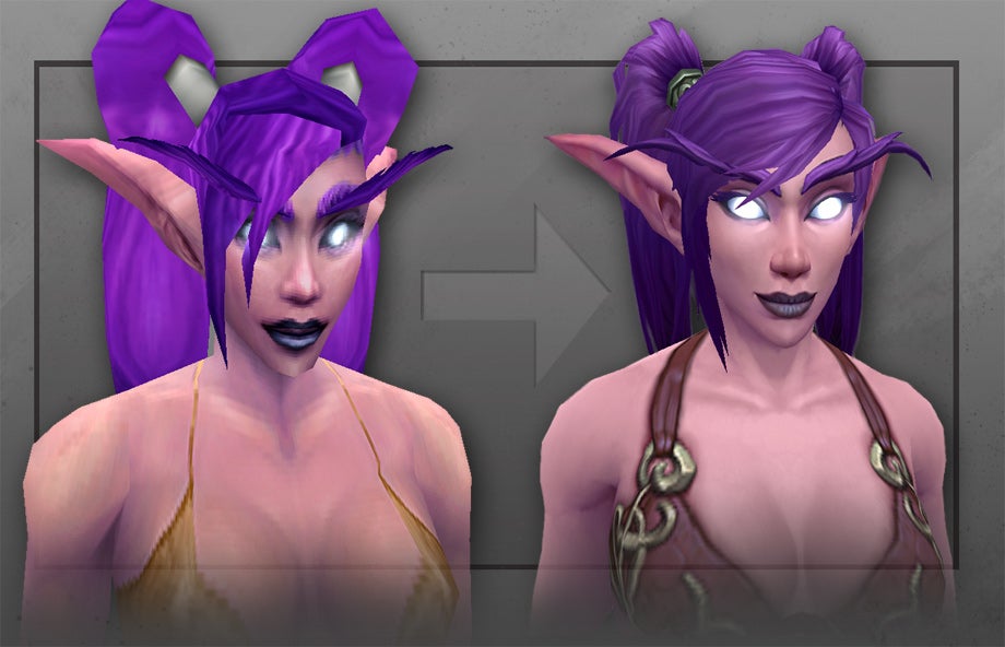 Image for Musclier, hairier and wearing better undies: meet WoW's new night elf