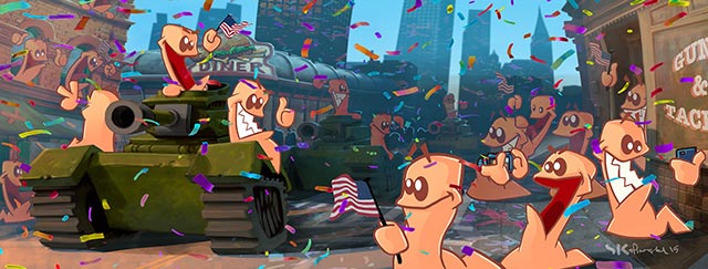 Image for Team17 is releasing its first Worms game in four years this 2020