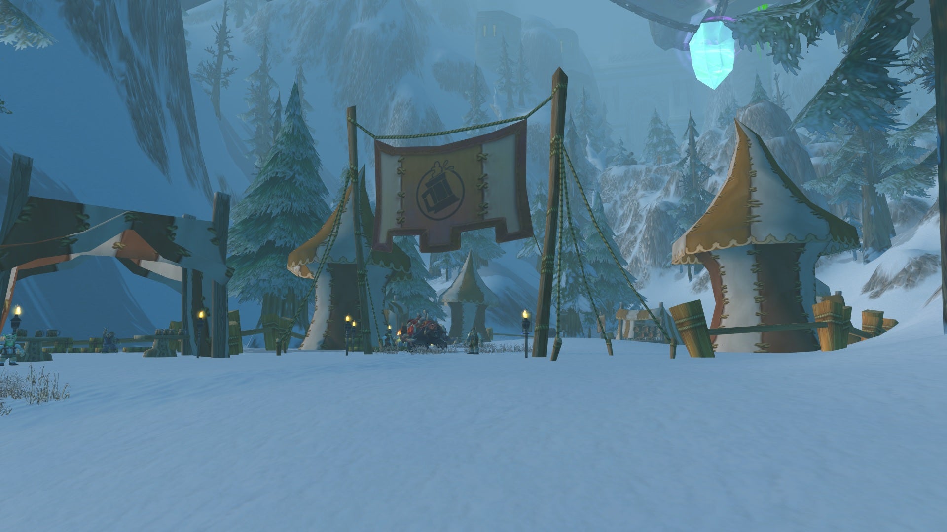 The Brewfest camp in Classic WoW