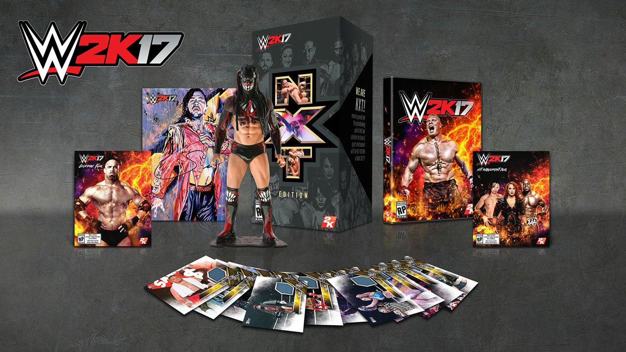 Image for WWE 2K17 NXT Edition includes a bit of ring canvas, which is a new one on us