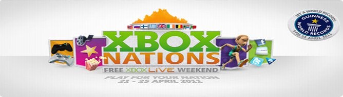 Image for Free Gold Weekend for Xbox Live members, take part in record breaking attempt