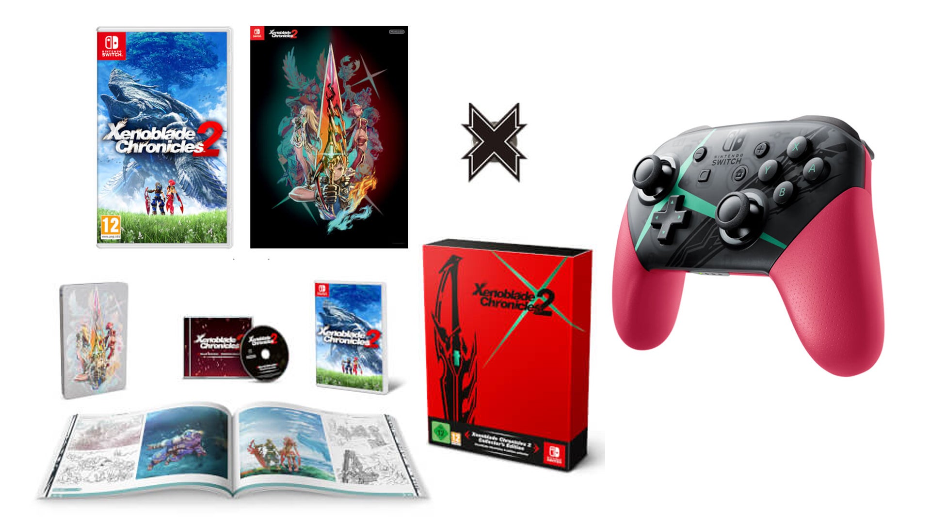 Image for Xenoblade Chronicles 2 Pro Controller and Collector's Editions up for pre-order now
