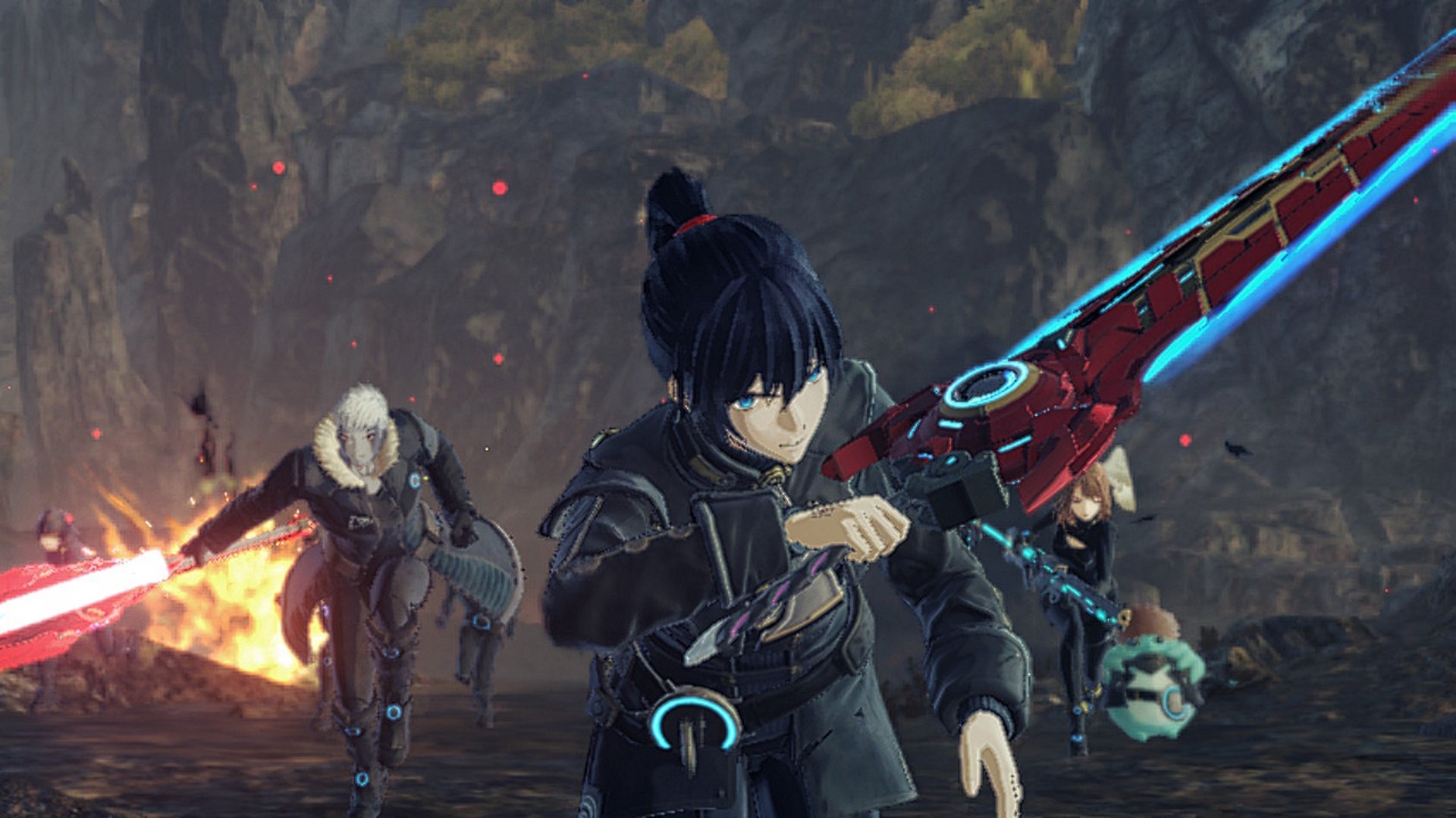 Xenoblade Chronicles 3 classes: A party of diverse classes heads into combat