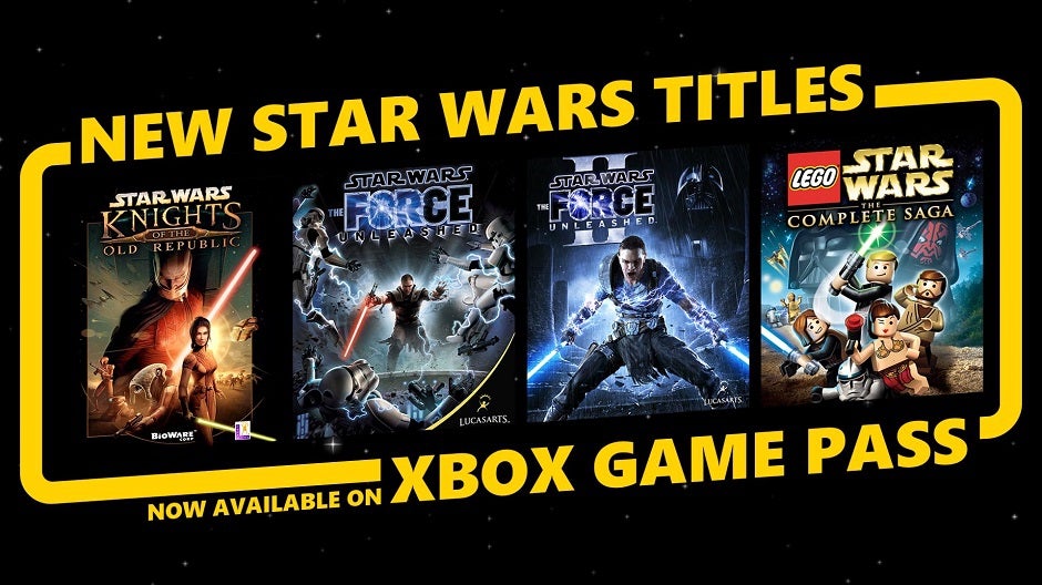 Image for Four Star Wars titles added to Xbox Game Pass