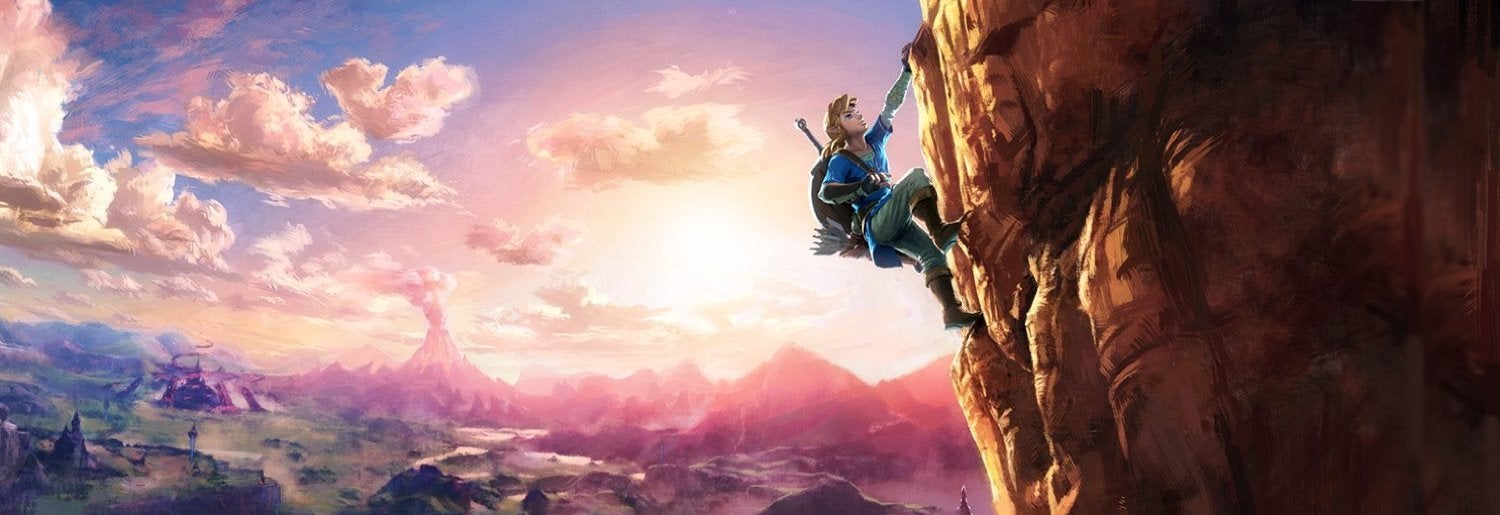 Image for Leaked Zelda promo art hints at a rock-climbing Link
