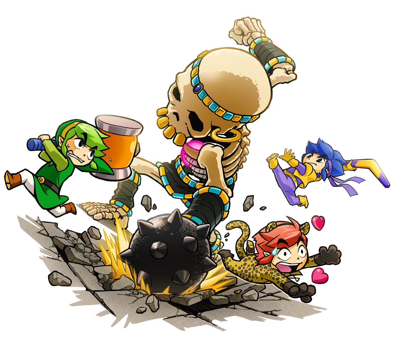 Image for The Legend of Zelda: Tri Force Heroes online co-op is regional only, new video gives overview